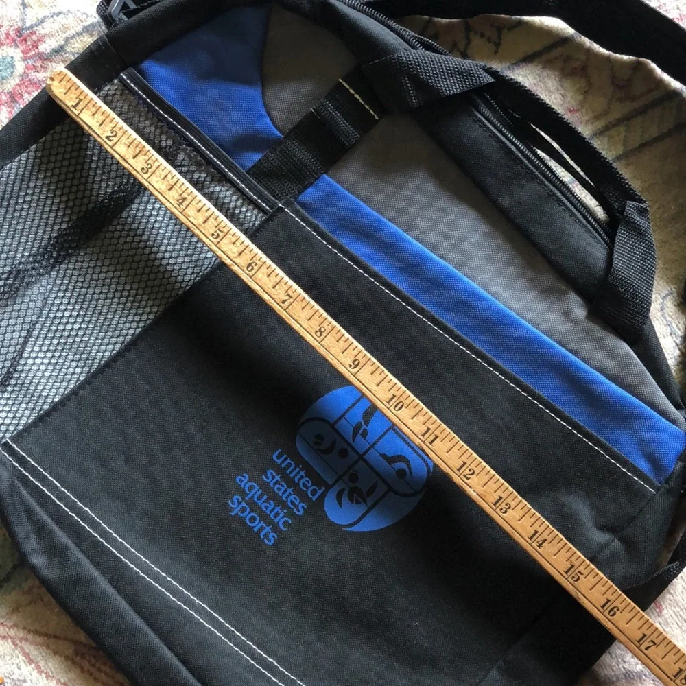 USAS United States Aquatic Sports canvas computer laptop bag